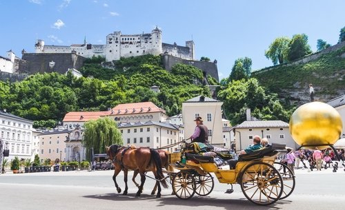 Powóz konny w Salzburgu
